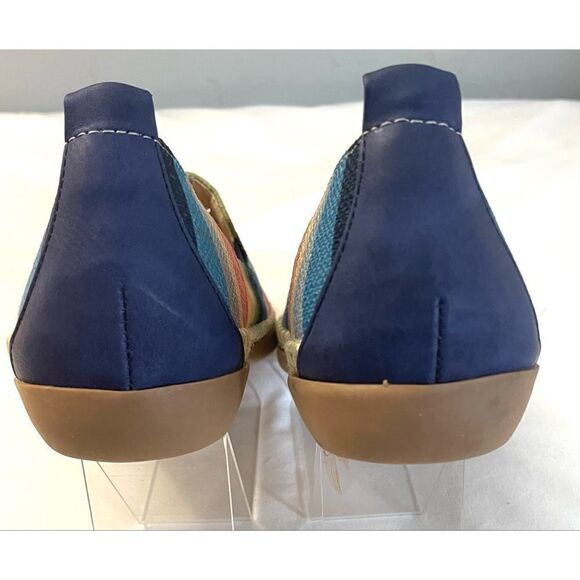 Beacon Fashion Multicolored Canvas Loafers Women’s Shoes Size 7 Medium New - Picture 8 of 12